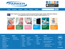 Tablet Screenshot of parkerhealth.com.au